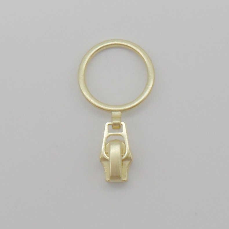 Glider med ring til spirallynl�s 4mm - Guld