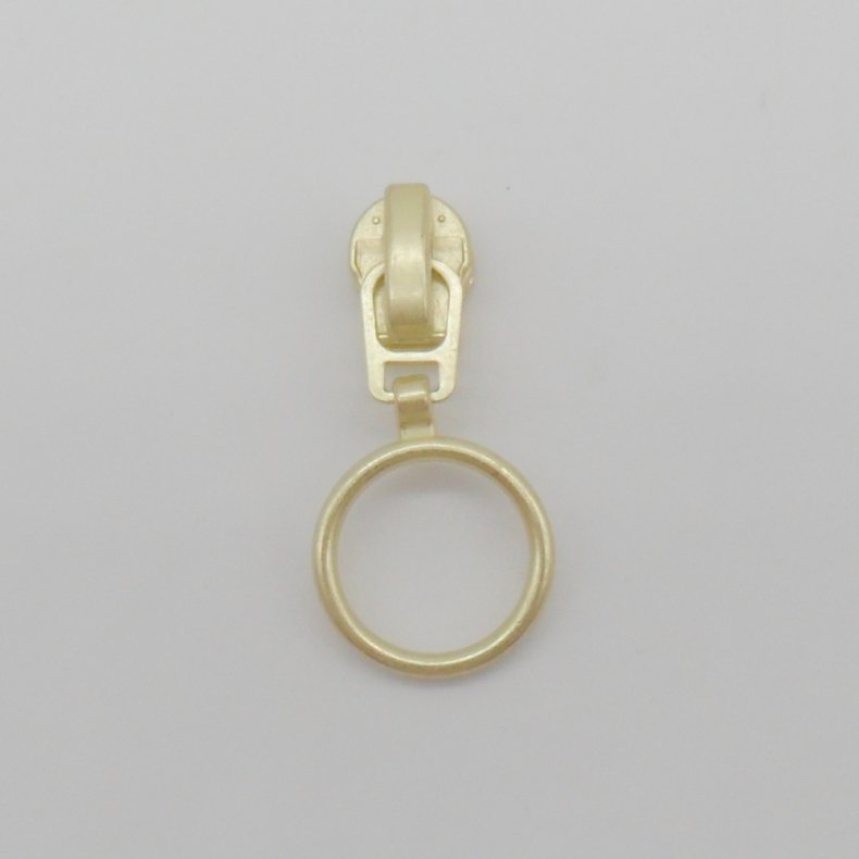Glider med ring til spirallynl�s 6mm - Guld