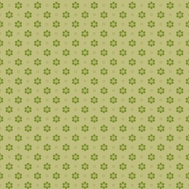 EQP Patchworkstof - Garden patch - Light Olive