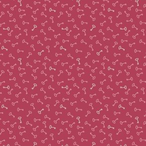 EQP Patchworkstof - Keys - Watermelon