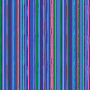 Kaffe Fassett Patchworkstof - Echo stripe - Blue