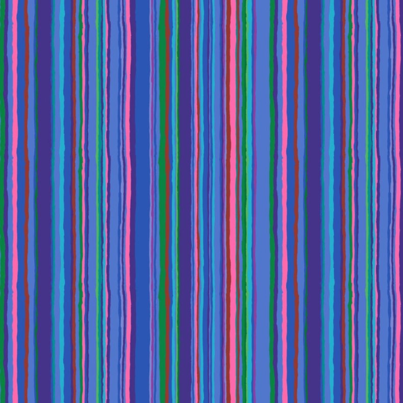 Kaffe Fassett Patchworkstof - Echo stripe - Blue
