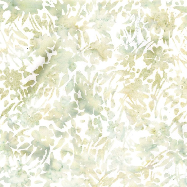 Batikstof - Flowers - Wheat