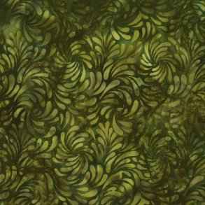 Batikstof - Swoop - Forest