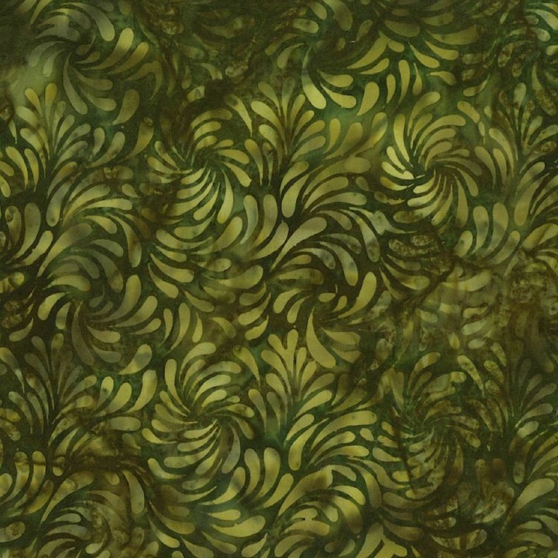 Batikstof - Swoop - Forest