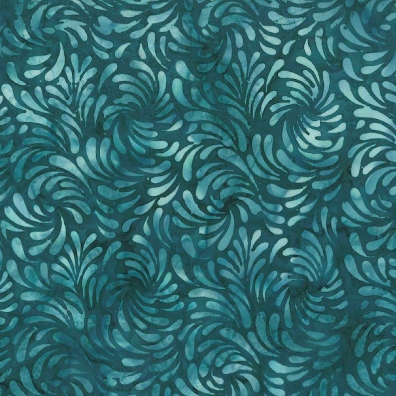 Batikstof - Swoop - Riviera