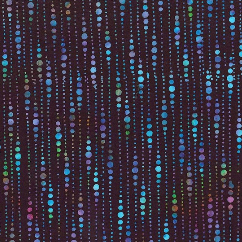 Batikstof - Beads - Light bright