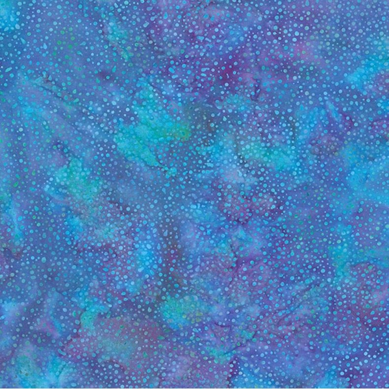 Batikstof - Dot - Lupine