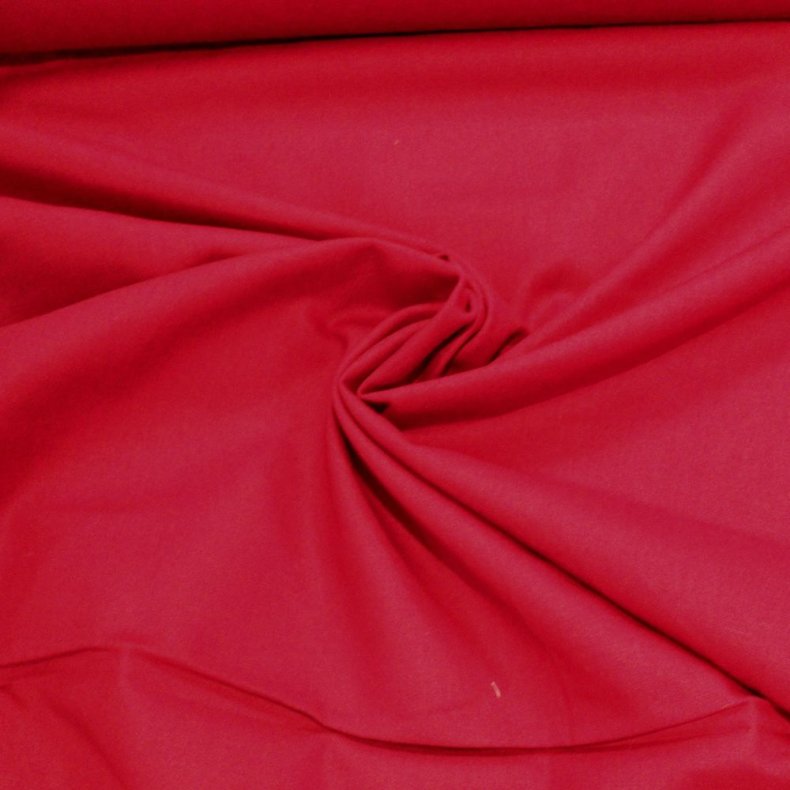 H�r/ Bomuld stof - R�d 140cm