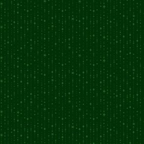 Julepatchworkstof - Dots & Stars - Green