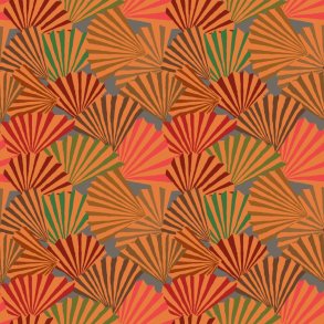Kaffe Fassett Patchworkstof - Fanfare - Brown