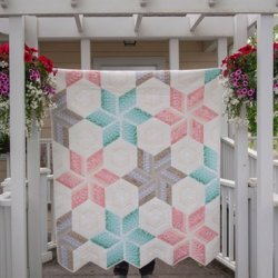 Patchwork M�nster - Champagne &amp; Pearls quilt