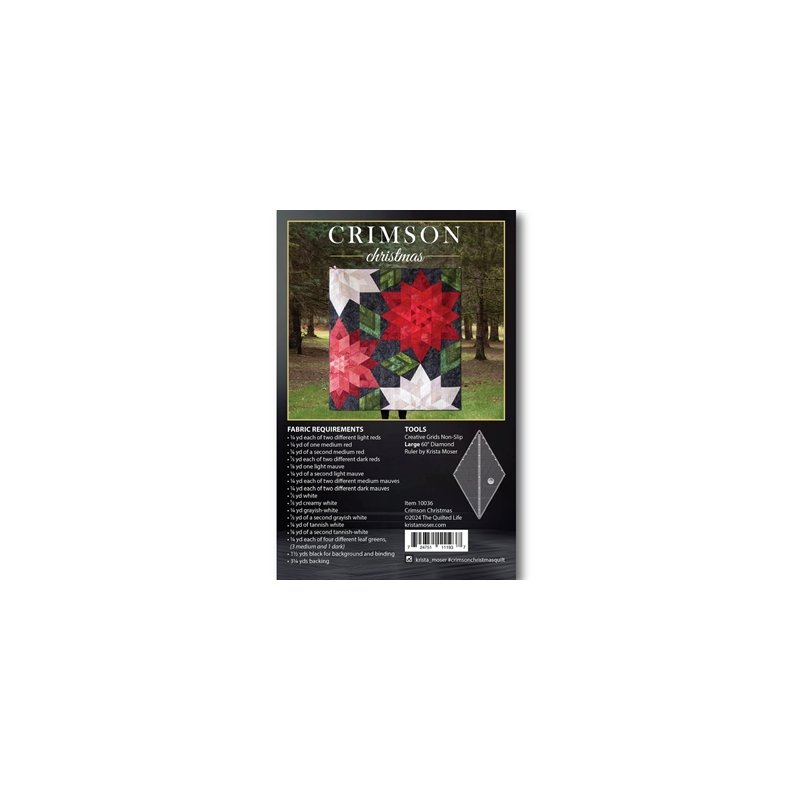 Patchwork M�nster - Crimson Christmas quilt