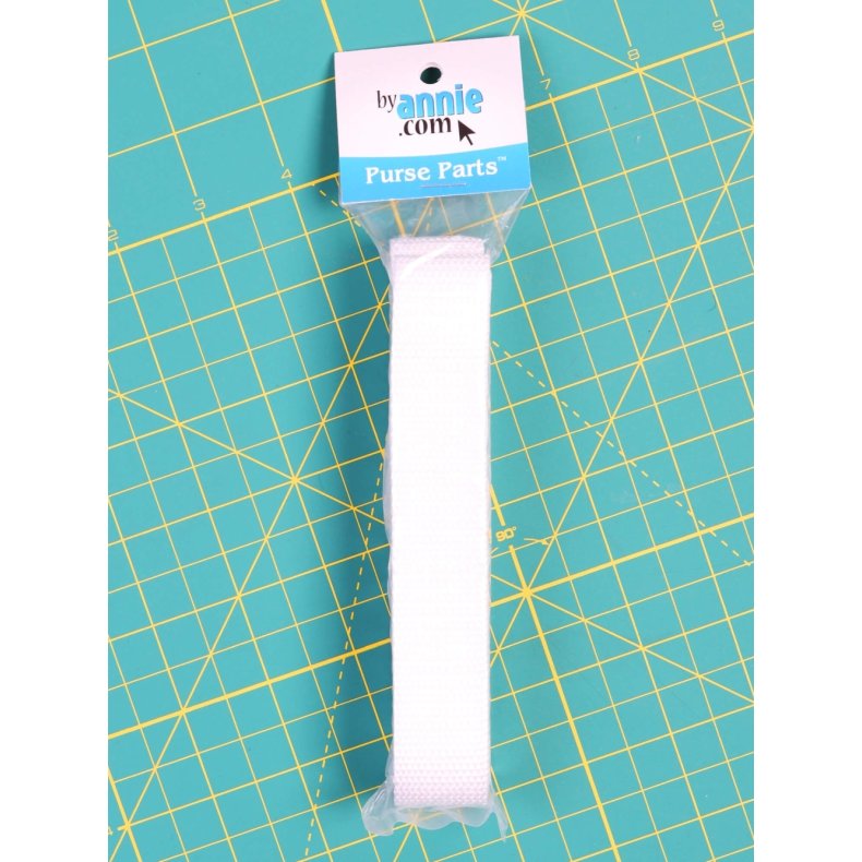 ByAnnie - Taskestrop 1inch - Hvid