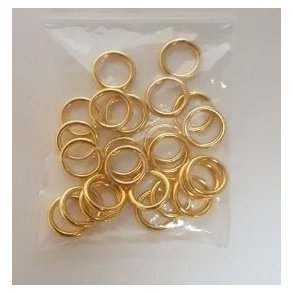 Messing Gardinringe 24stk