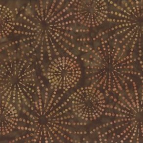 Batikstof - Sparklets Golden Brown 