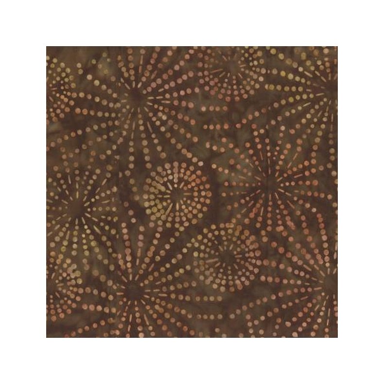 Batikstof - Sparklets Golden Brown 