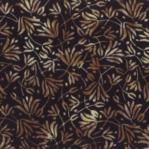 Batikstof - Windswept Black Brown