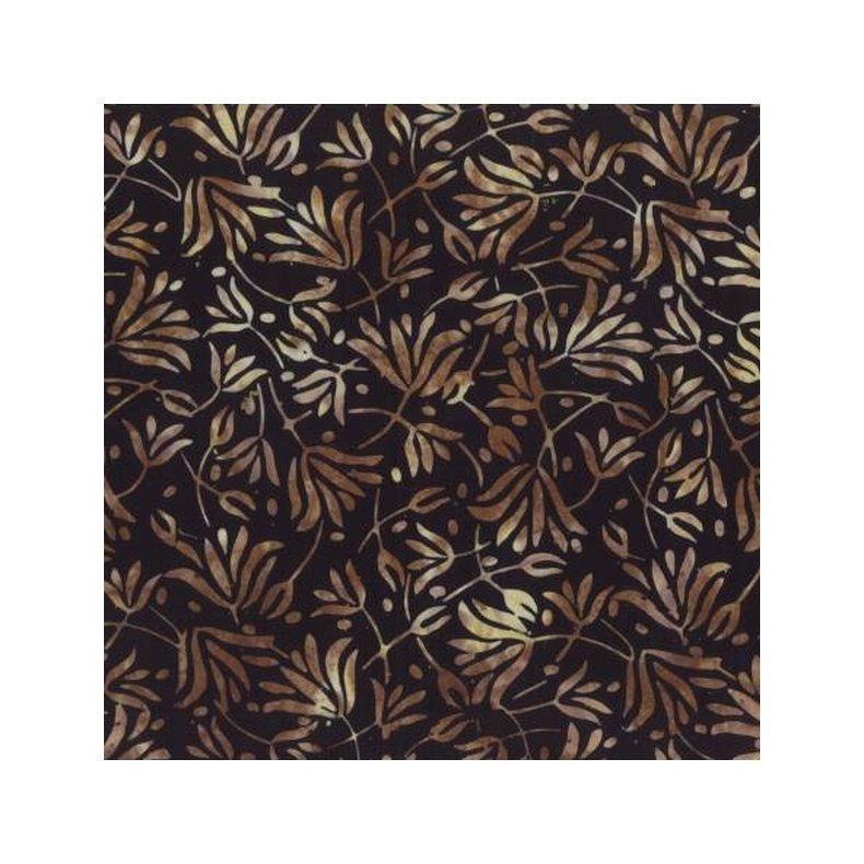 Batikstof - Windswept Black Brown