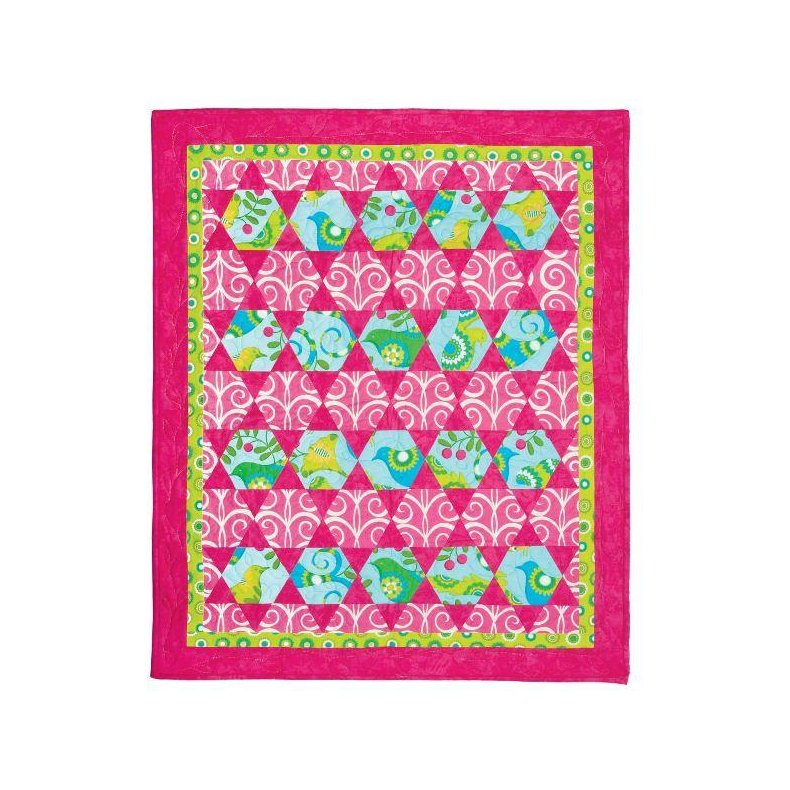 Accuquilt Skabelon - Sekskant 1", 1�", 2�" 55011