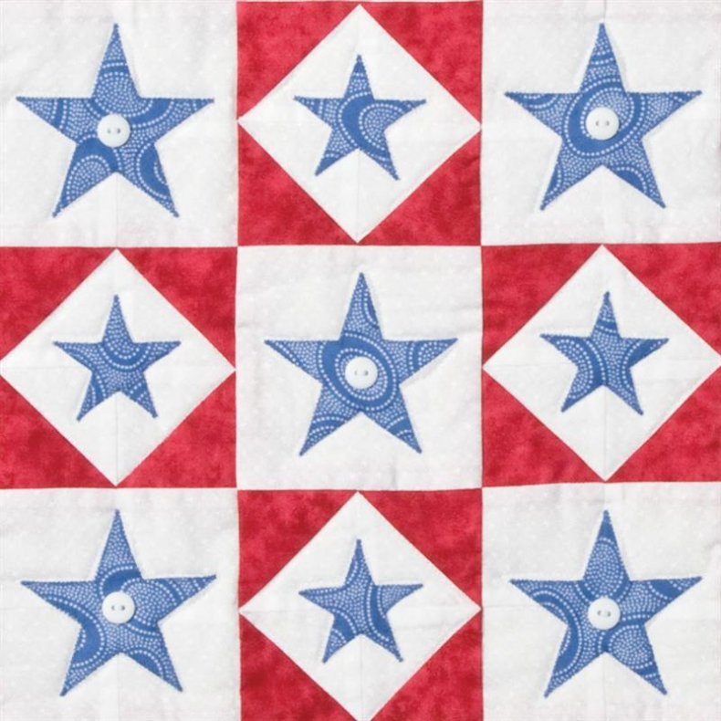 Accuquilt Skabelon - Stjerner 2", 3", 4" 55028