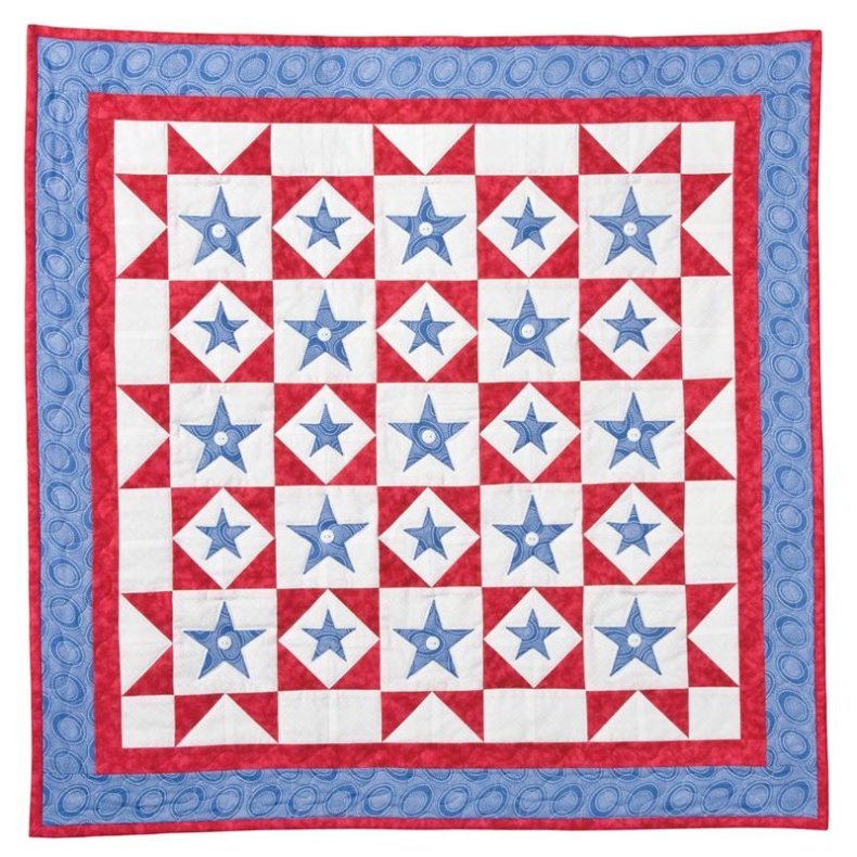 Accuquilt Skabelon - Stjerner 2", 3", 4" 55028
