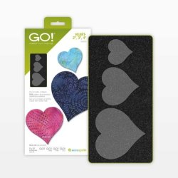 Accuquilt Skabelon - Hjerter 55029