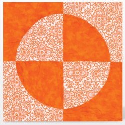 Accuquilt Skabelon - Drunkard's path 7" 55034