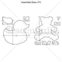 Accuquilt Skabelon - Baby, Baby 55037