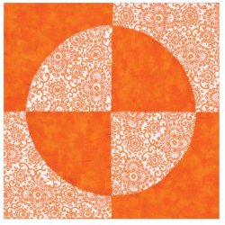 Accuquilt Skabelon - Drunkard's path 3�" 55070