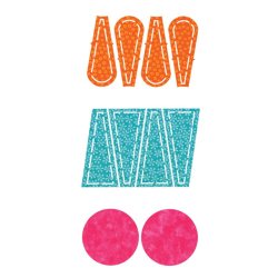 Accuquilt Skabelon - Dresden plates 55071