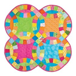 Accuquilt Skabelon - Double wedding ring (11�") 55078