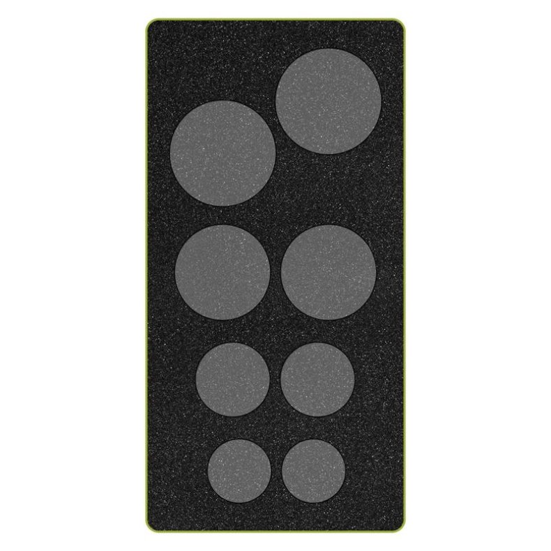 Accuquilt Skabelon - Cirkler 1�", 1�", 2�", 2�" 55155
