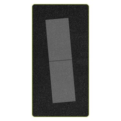 Accuquilt Skabelon - Rektangel 2� x 4�" 55159