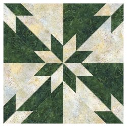 Accuquilt Skabelon - Hunter star 55166