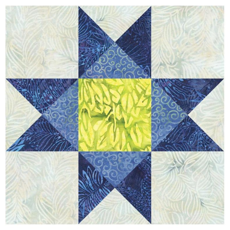 Accuquilt Skabelon - Ohio star 55174