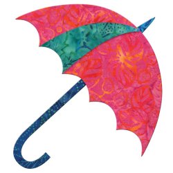 Accuquilt Skabelon - Dancing umbrella 55178