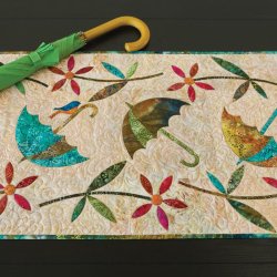 Accuquilt Skabelon - Dancing umbrella 55178