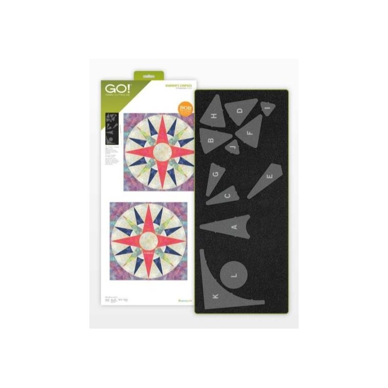 Accuquilt Skabelon - Mariner's compass 12" 55194