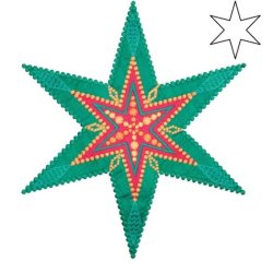 Accuquilt Skabelon - Star -6 point 55312
