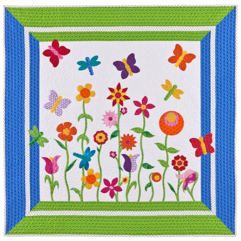 Accuquilt Skabelon -  Stilke og blade, blomster 55331