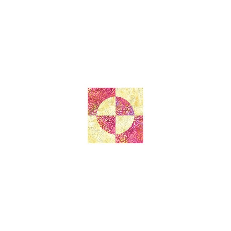 Accuquilt Skabelon - Drunkard's path 4" 55338