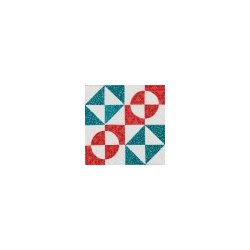 Accuquilt Skabelon - Drunkard's path 4" 55338