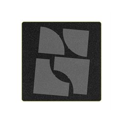 Accuquilt Skabelon - Drunkard's path 4" 55338