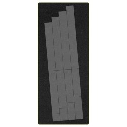 Accuquilt Skabelon - Log cabin 55349