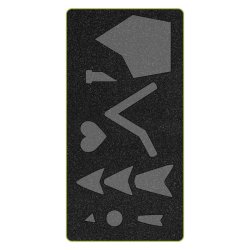 Accuquilt Skabelon - Hus og grantr�er 55379