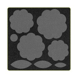 Accuquilt Skabelon - Rose Of Sharon 2, blomster 55382