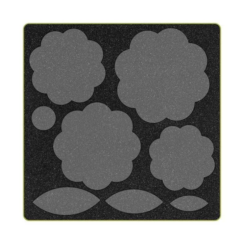 Accuquilt Skabelon - Rose Of Sharon 2, blomster 55382
