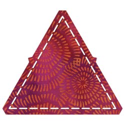 Accuquilt Skabelon - Trekant, ligesidet 4�" 55429