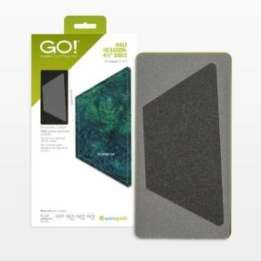 Accuquilt Skabelon - Halv sekskant 4�